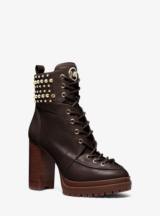 Michael Kors Yvonne Studded Leather Boot