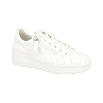 Gabor Wit Print Sneaker N.+Tiret DZ. - Dames - Schoenen - Wit - Maat: 33 1/2 EU