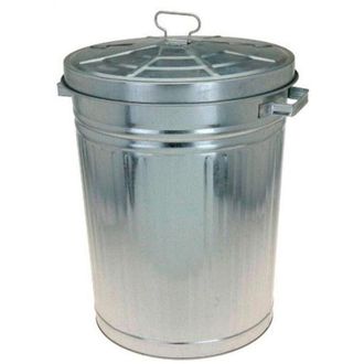 Wurko Cubo Basura Zinc 55 L 41x52 Cm Progarden