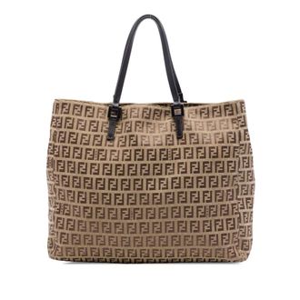Fendi Pre-owned Fendi Zucchino Canvas Tote Ladies T2UHAWYACPAF1TN9