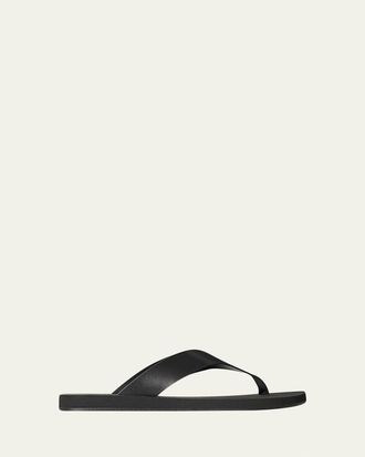 The Row Dune Classic Leather Thong Sandals