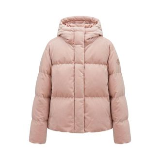 Moncler Enigme kort donsjack - Dames - Jassen - Roze - Maat: XS Zijde