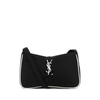 Saint Laurent Le 5 a 7 Shoulder Bag Black & White Econyl