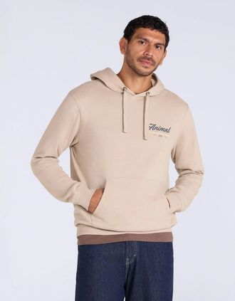 Mountain Warehouse Mens Mountain Warehouse Mens River Organic Hoodie - Cream - Size: 44