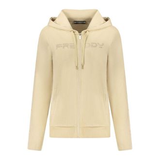 Freddy Beige Katoenen Dames Sweatshirt
