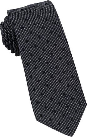 W.R.K Dot Silk Tie in Charcoal at Nordstrom