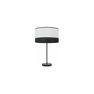 Fabrilamp Sobremesa Alto Olga 1xe27 Negro/blanco-mad.negra 62x30x30 Cm