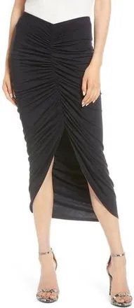 Bailey 44 Santorini Ruched Front Skirt in Midnight at Nordstrom Rack, Size Large
