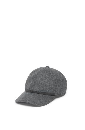 Brunello Cucinelli Baseball Cap with monili in Dark Grey at Nordstrom, Size X-Small