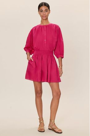 Rebecca Taylor Lilou Dress in Fuchsia at Nordstrom, Size X-Small