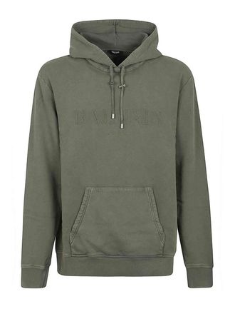 Balmain Vintage Emb Hoodie