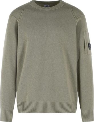 C.P. Company Pocket Jumper - male - C.P. Company - Round-neck Knitwear - Gray - XL - Knitwear