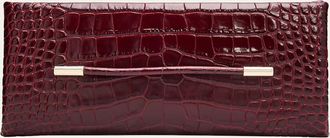 Tom Ford Ava Croc-Embossed Leather Clutch