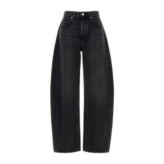 Alexander Wang Alexander Wang, Loose-fit Jeans, female, Black, Size: W27 Wide-leg Jeans