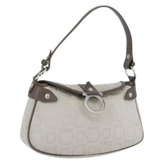 Ferragamo Borsa a mano Pre-owned in tela - - Pre-owned - Donna - Grigio - ONE SIZE