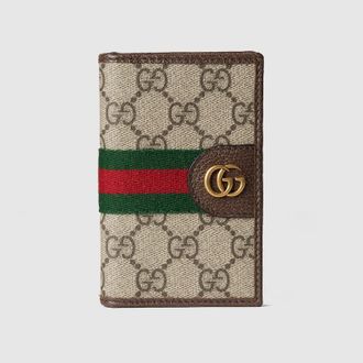 Gucci Ophidia Long Card Case, Beige, GG Canvas