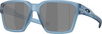 Oakley Stijlvolle zonnebril met Briza-ontwerp - Heren - Zonnebrillen - Blauw - 58 MM - Accessoires