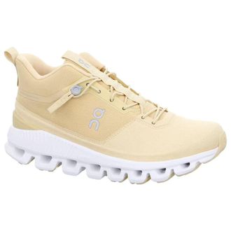 On Cloud Hi Textile Synthetic Womens Lace up Trainers - Cashew - Size:UK 6.5