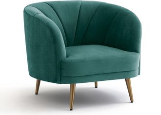 La Redoute Interieurs Fauteuil fluweel, Leone