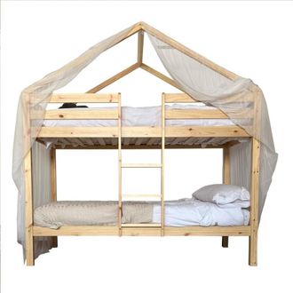 Muemue Techo para litera happy tul blanco 208x202x98cm