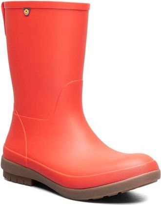 Bogs Amanda II Waterproof Rain Boot in Red at Nordstrom, Size 12