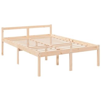 vidaXL Cama Para Personas Mayores Madera Maciza Pino 120x190 Cm Vidaxl