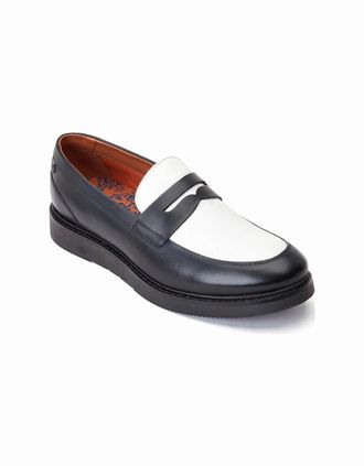 base Mens Sid Mens Penny Loafers - Black - Size: 12