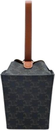 Celine Bolso Cubo Pre-owned de Lona - Pre-owned - Mujer - Marr&oacute;n - ONE SIZE