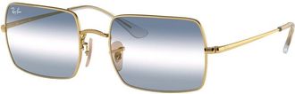 Ray-Ban RB1969 Rectangle 001/GA Mens Sunglasses Gold Size 54