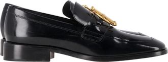 Dior Pre-owned Womens Direction Loafers in Black Calfskin Leather - Size 37.5 EU/IT