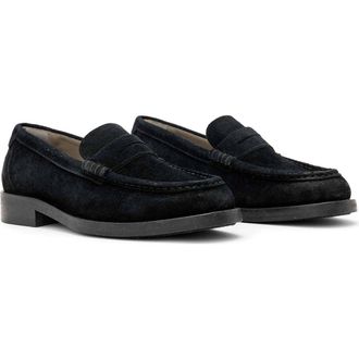 AllSaints Bloom Penny Loafer in Black at Nordstrom Rack, Size 11