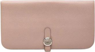 Herm&egrave;s Pre-owned Portafoglio Lungo Dogon - - Pre-owned - Donna - Rosa - ONE SIZE