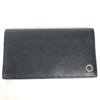 Bulgari Pre-owned Vintage Leren Portemonnee - unisex - Vintage Accessoires - Zwart - ONE Size - Leer - Vintage