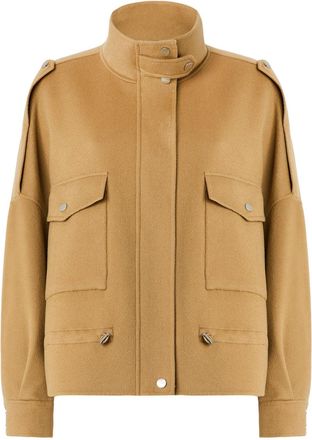 Pinko Crostino Caban Cloth Peacoat-Donna