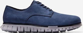 Cole Haan Mens Zer&oslash;grand Remastered Plain Toe Oxfords - Blue Size 10.5