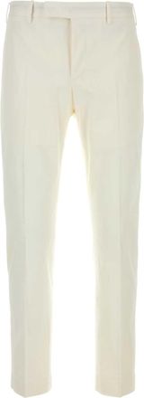 Pantaloni Torino White Stretch Cotton Pant