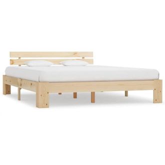 vidaXL Giroletto senza Materasso 180x200 cm in Legno Massello di Pino - Vidaxl