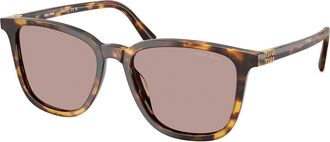 Miu Miu MUB03SF Asian Fit 14L20I Womens Sunglasses Tortoiseshell Size 53