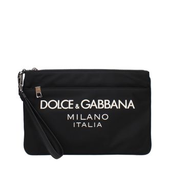 Dolce & Gabbana Dolce&Gabbana Herrens Schwarze Nylontasche