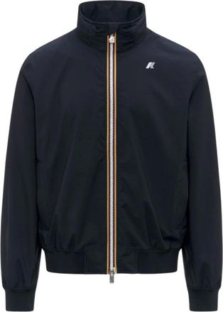 K-Way Arsene Stretch Dot Jacket - Heren - Regenjassen - Blauw - XL - Jassen
