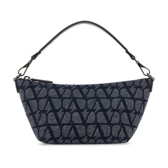 Valentino Garavani Handbags, male, Blue, Size: ONE SIZE Toile Iconographe Handbag