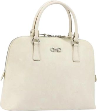 Ferragamo Pre-owned Handbags, female, White, Size: ONE SIZE Pre-owned Hand Bag