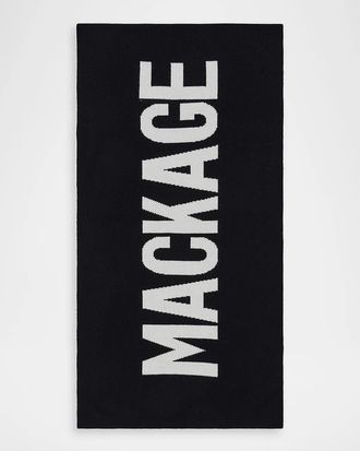 Mackage Men & apos;s Reversible Logo Scarf