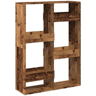 vidaXL Vidaxl - Separador de ambientes madera envejecida 100x33x135 cm