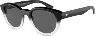 Giorgio Armani AR8181F Asian Fit 5996B1 Womens Sunglasses White Size 51