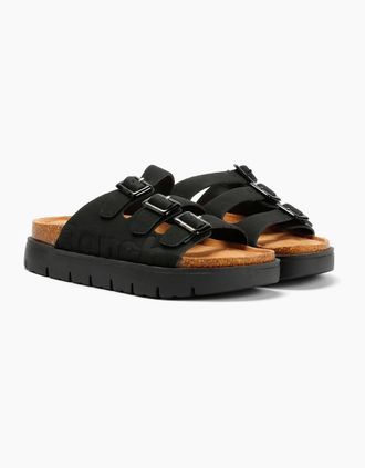 Bench Womens Bench Ushuaia Womens Black Sandals - Size: 4