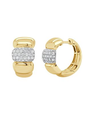 Sabrina Designs 14K 0.50 Ct. Tw. Diamond Huggie Earrings