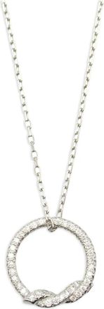 Cartier Collana Entrelacés in oro bianco 18 carati con diamanti 2010 - Argento