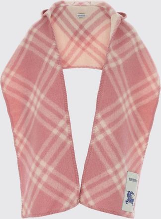Burberry Sciarpa con cappuccio in lana check