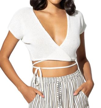 Lusana Jules Top In White
